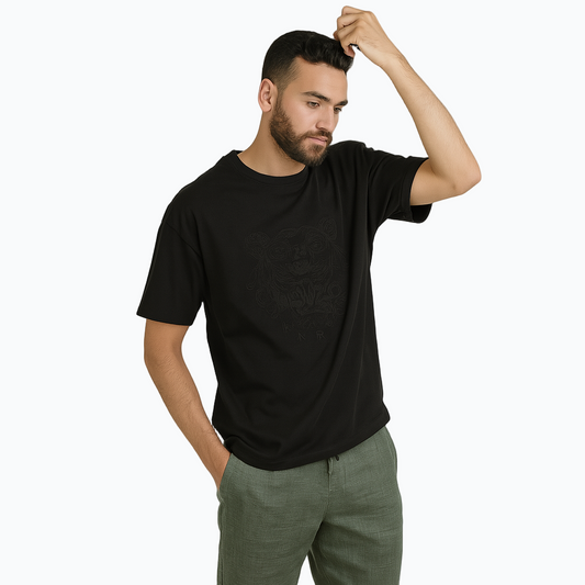 Oversized Boulevard T-Shirt – Tonal Graphic