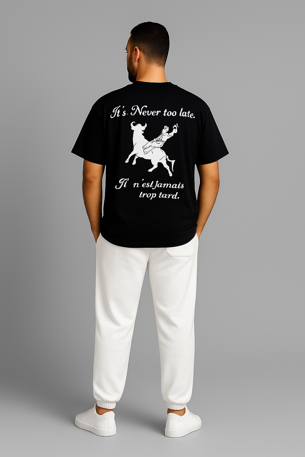 L’Or Printed Cotton T-Shirt – Box Fit