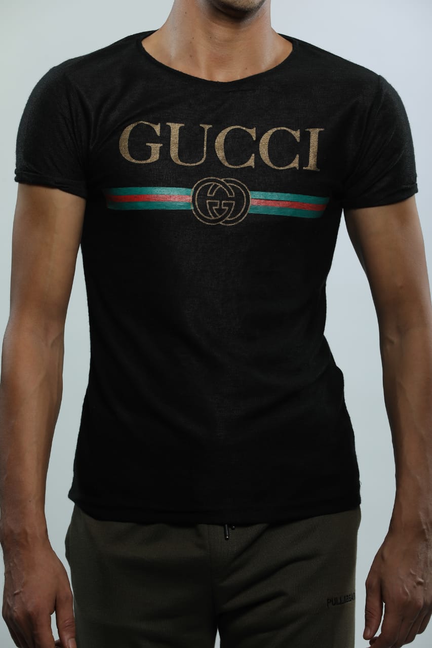 Men's Lightweight Printed T-Shirt – GUCCI Logo