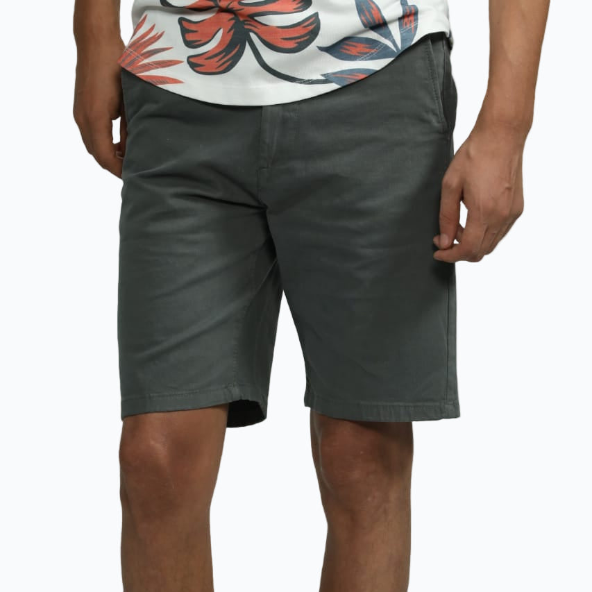 Men's Gabardine Shorts – Dark Grey