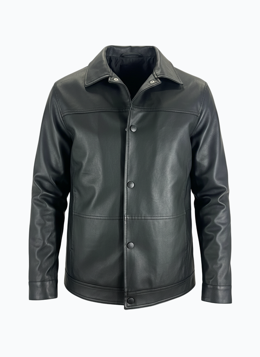 Men’s Classic Leather Jacket – Premium Quality with a Modern Touch