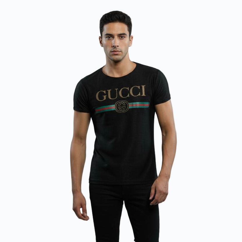 Men's Lightweight Printed T-Shirt – GUCCI Logo