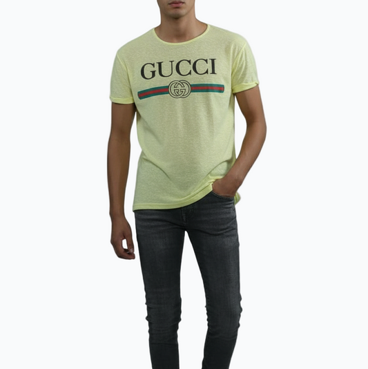 Men's Lightweight Printed T-Shirt – GUCCI Logo