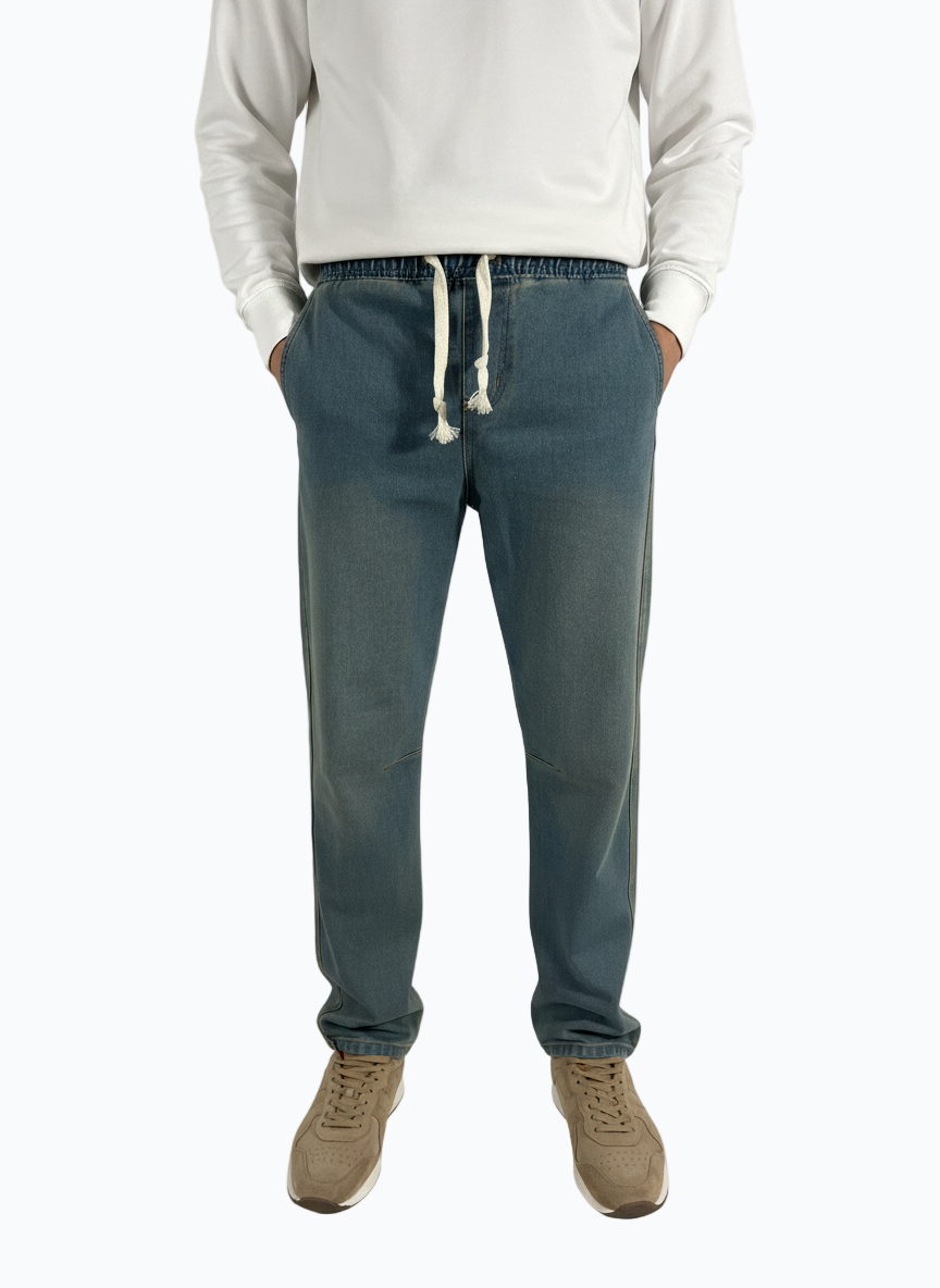 Denim Relax Jogger Pants