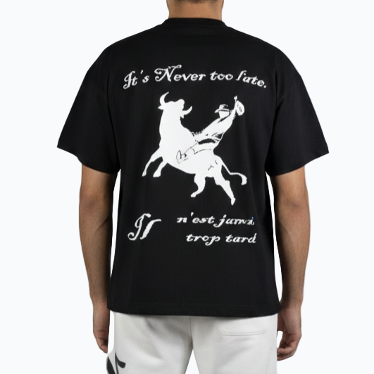 L’Or Printed Cotton T-Shirt – Box Fit