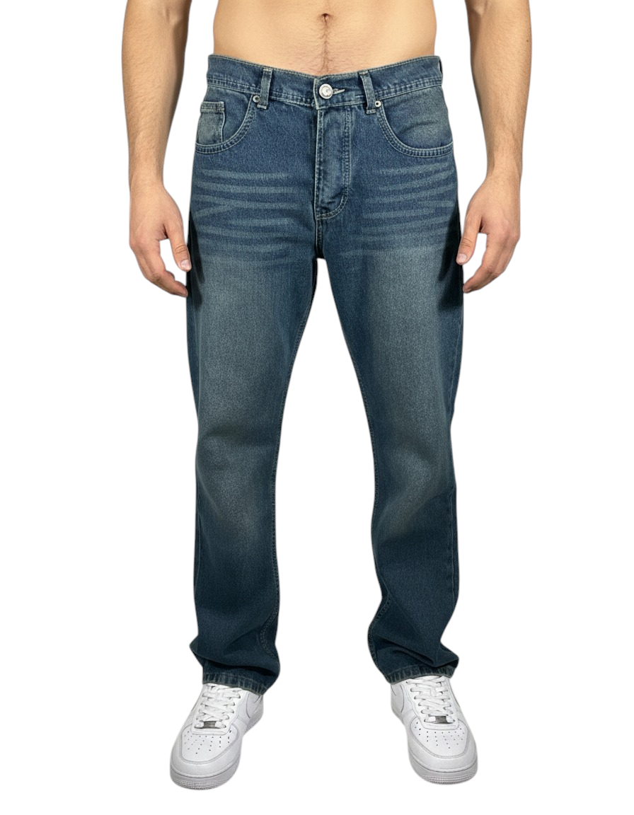 Regular Fit Jeans โ Classic Denim in 3 Colors (Dark Blue, Light Blue & Dirty Wash)