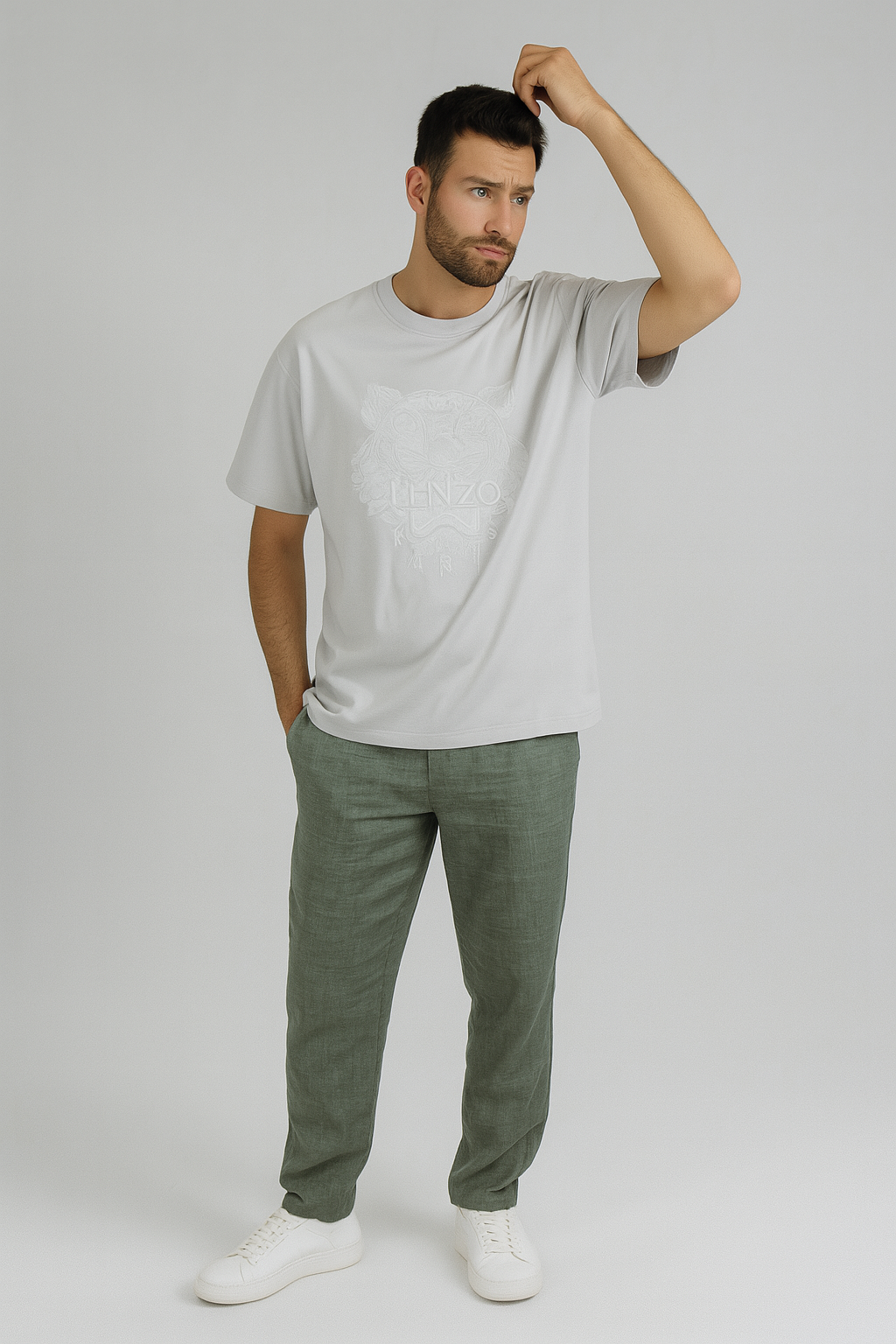 Oversized Boulevard T-Shirt – Tonal Graphic