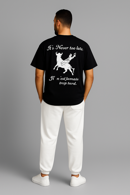 L’Or Printed Cotton T-Shirt – Box Fit
