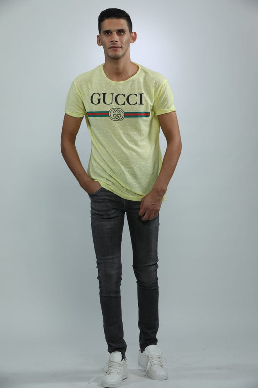 Men's Lightweight Printed T-Shirt – GUCCI Logo