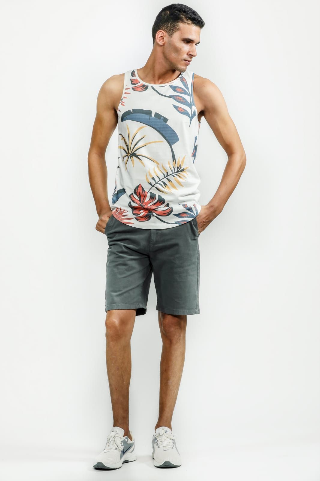 Men's Gabardine Shorts – Dark Grey