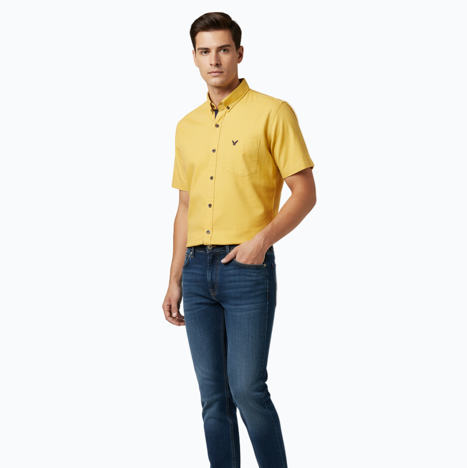 Men's Short Sleeve Shirt - Coat