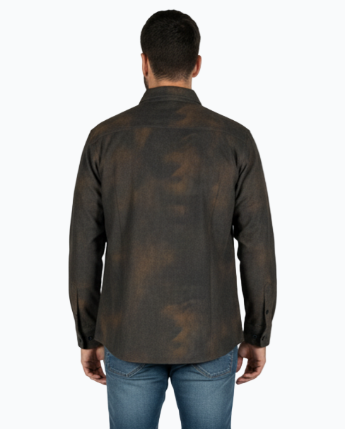 Men’s Washed Denim Shirt – Available in Brown Wash, Blue Wash & Dark Brown Wash