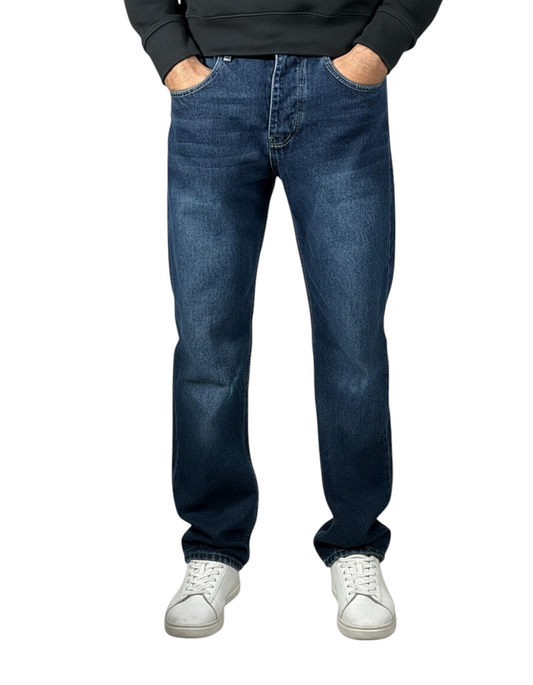 Regular Fit Jeans – Classic Denim in 3 Colors (Dark Blue, Light Blue & Dirty Wash)